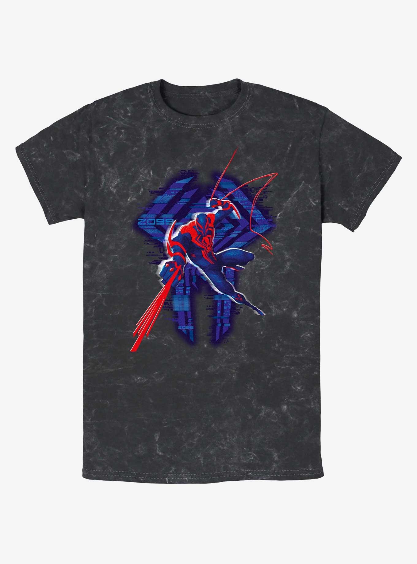 Marvel Spider-Man: Across the Spider-Verse Future Spider O'Hara Mineral Wash T-Shirt, BLACK, hi-res