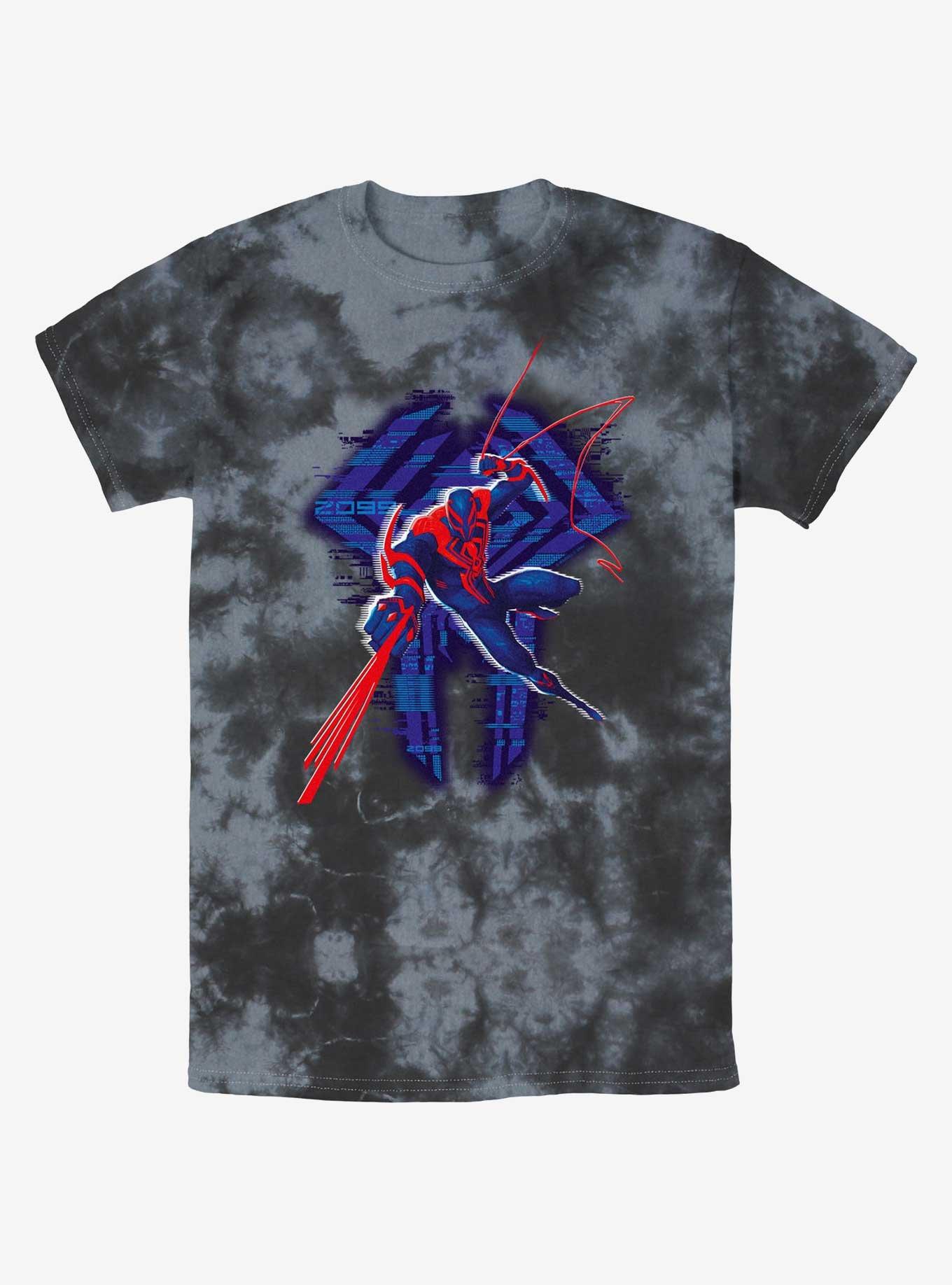 Marvel Spider-Man: Across the Spider-Verse Future Spider O'Hara Tie-Dye T-Shirt, BLKCHAR, hi-res