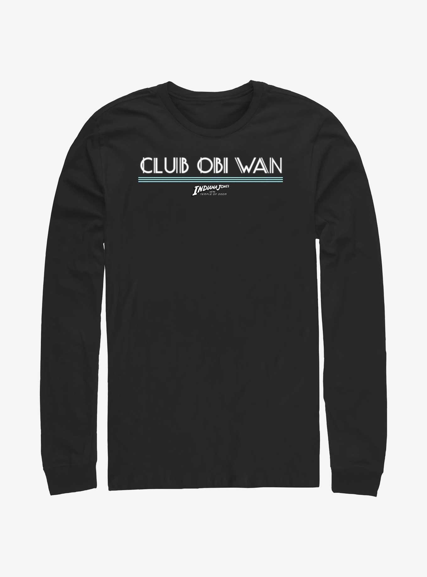 Indiana Jones Club Obi Wan Long-Sleeve T-Shirt, BLACK, hi-res