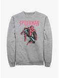 Marvel Spider-Man Spidey Pastel Sweatshirt, ATH HTR, hi-res