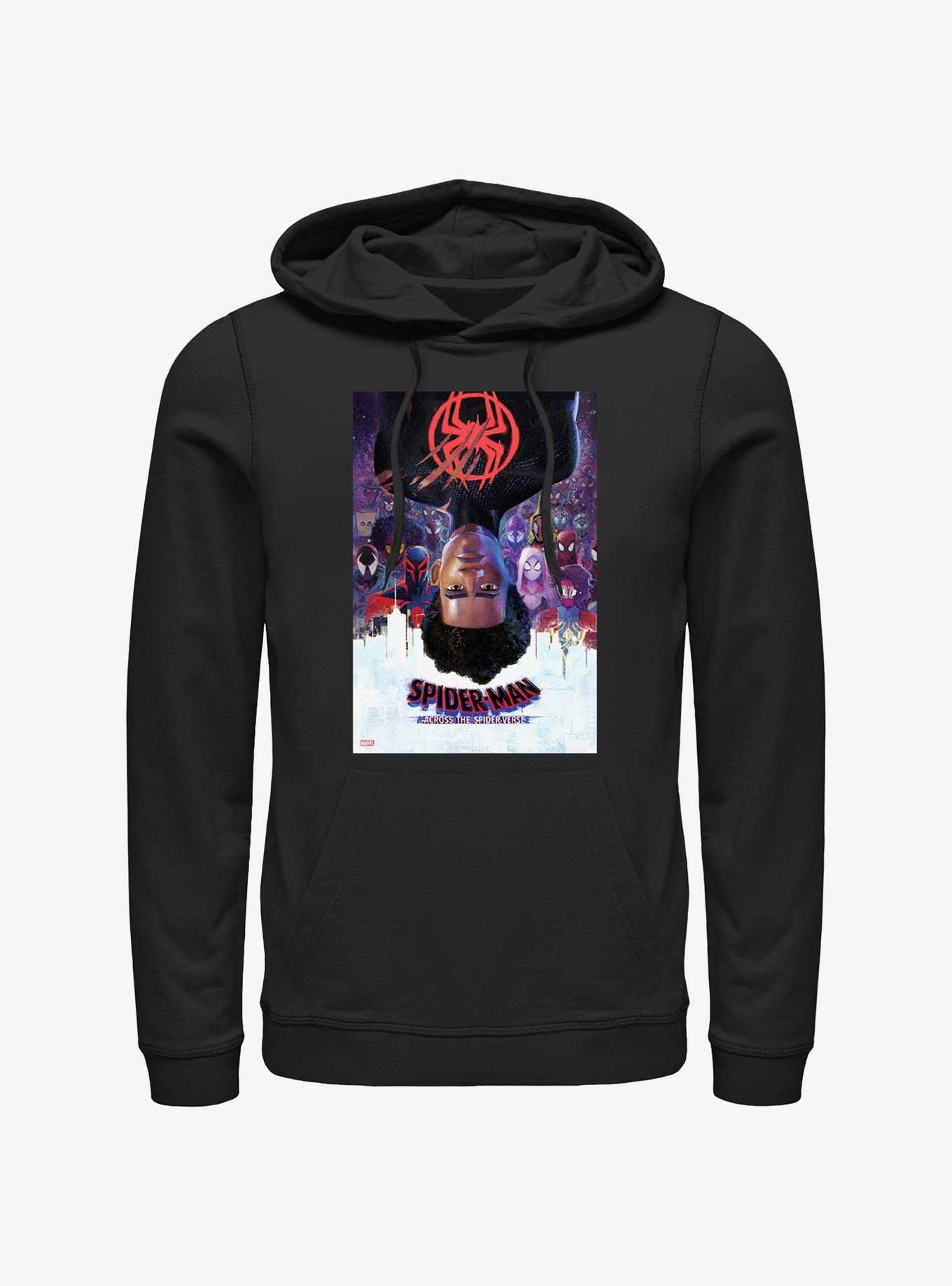 Marvel Spider-Man: Across the Spider-Verse Poster Hoodie, BLACK, hi-res