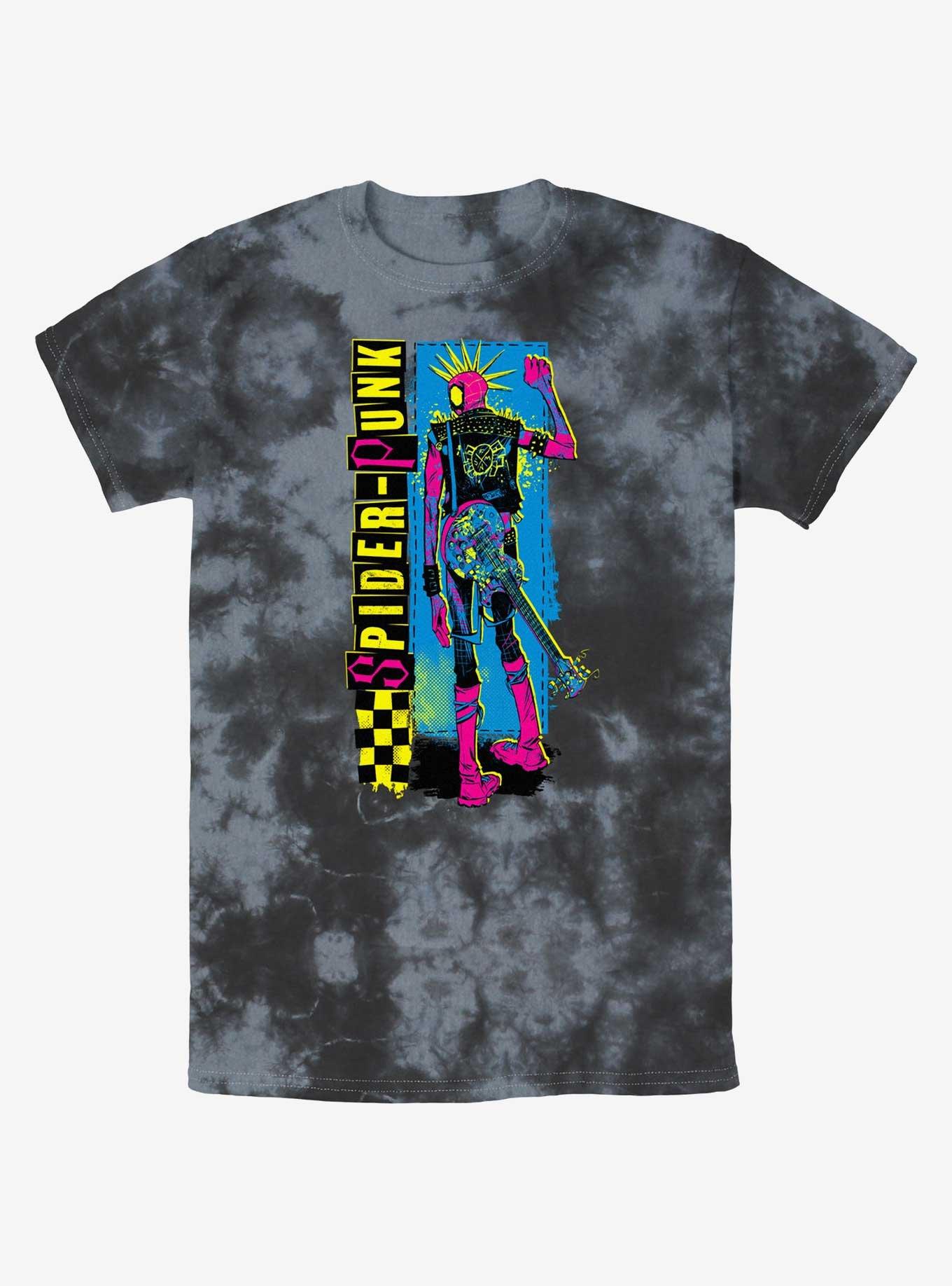 Marvel Spider-Man: Across the Spider-Verse Spider-Punk Tie-Dye T-Shirt, , hi-res