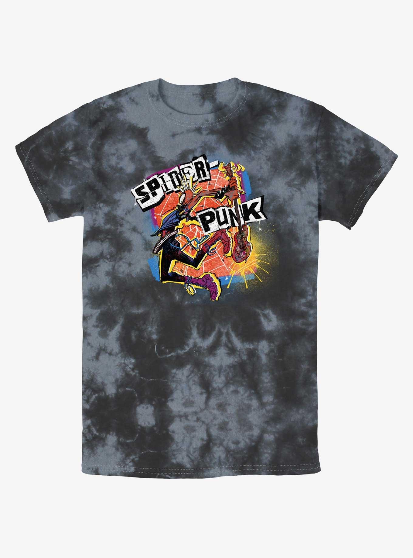 Marvel Spider-Man: Across the Spider-Verse Spider-Punk Tie-Dye T-Shirt, , hi-res