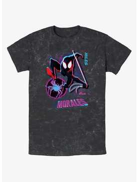Marvel Spider-Man: Across the Spider-Verse Street Swing Miles Morales Mineral Wash T-Shirt, , hi-res