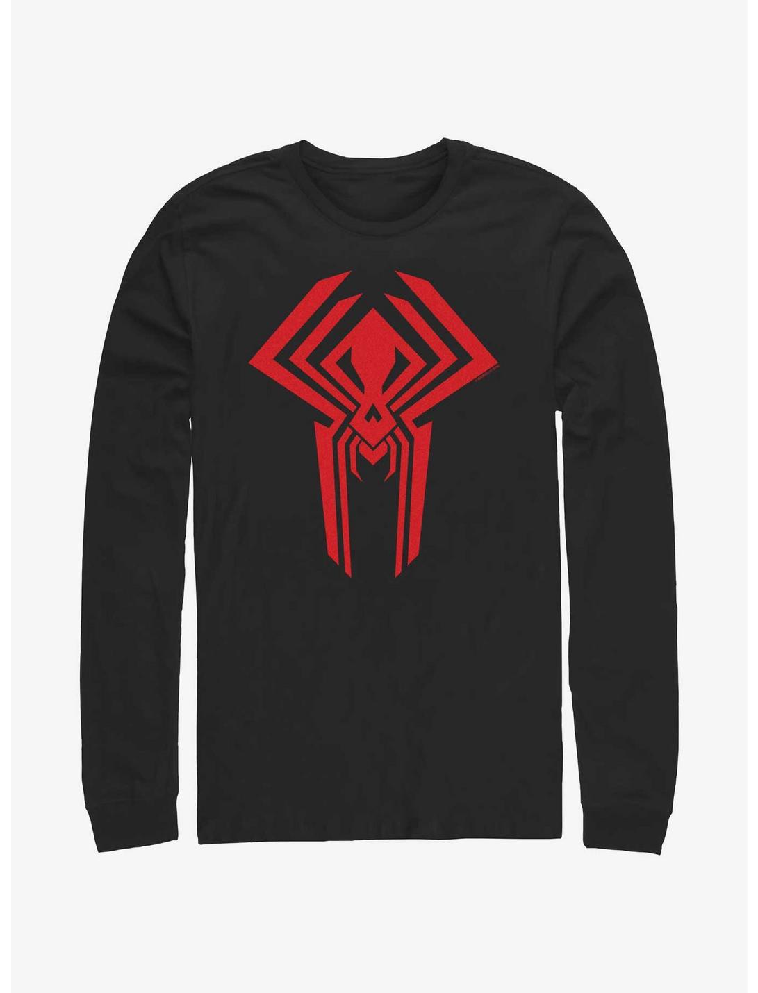 Marvel Spider-Man: Across the Spider-Verse O'Hara Spider Logo Long-Sleeve T-Shirt, BLACK, hi-res