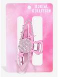 Social Collision® Pink Bling Planet Claw Hair Clip, , hi-res