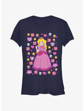 Mario Princess Peach Girl's T-Shirt, , hi-res