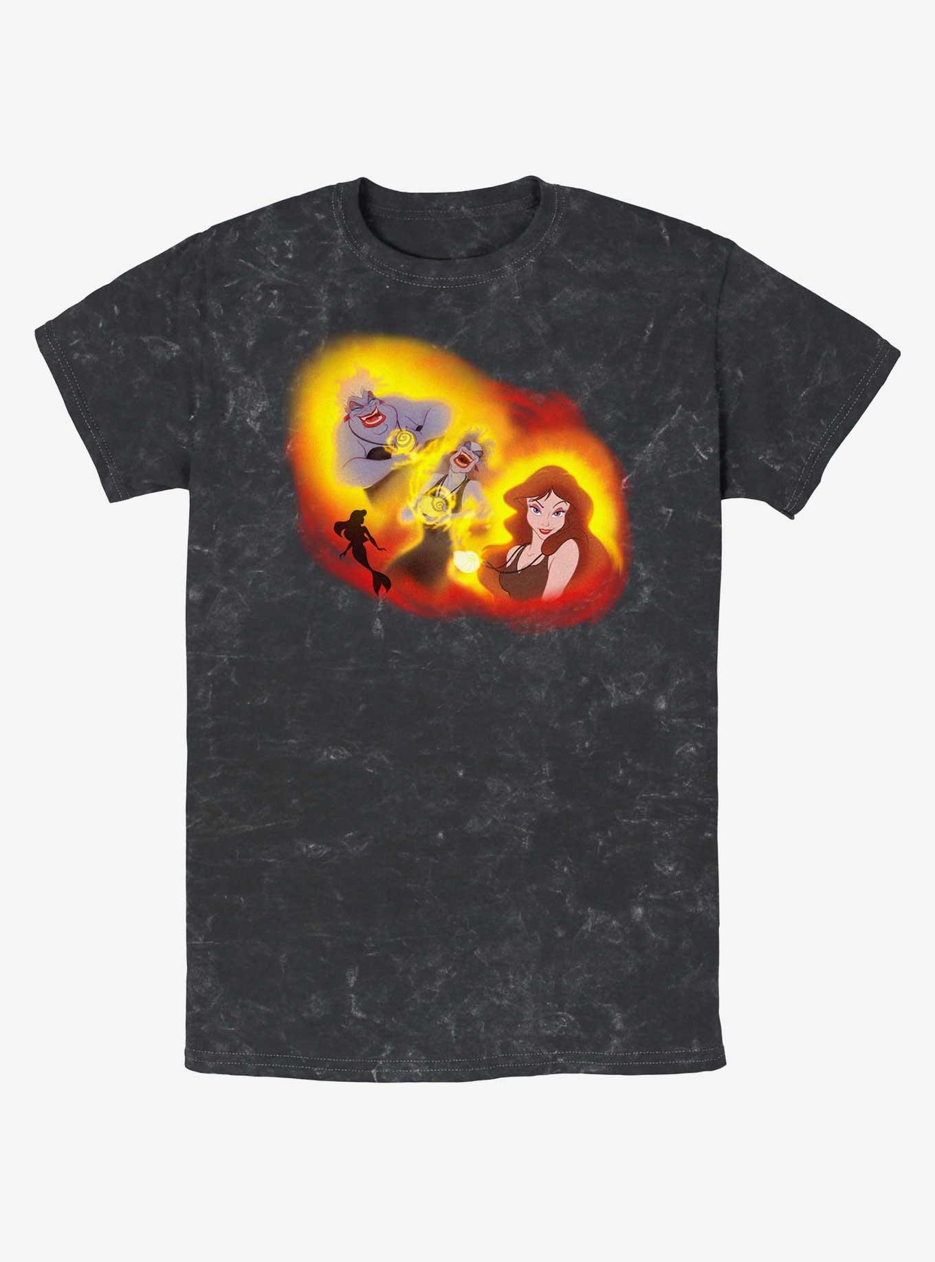 Disney The Little Mermaid Ursula Transformation Mineral Wash T-Shirt, , hi-res