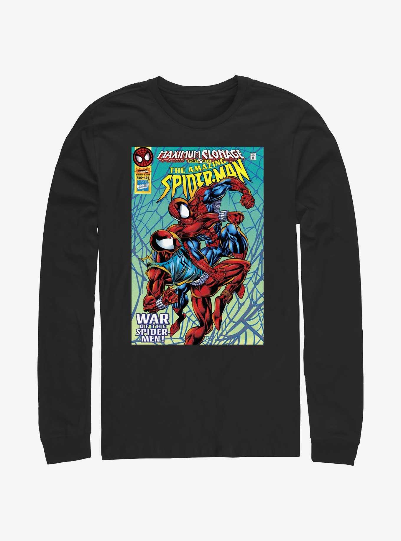 Marvel Spider-Man Clone Wars Comic Cover Long-Sleeve T-Shirt, , hi-res