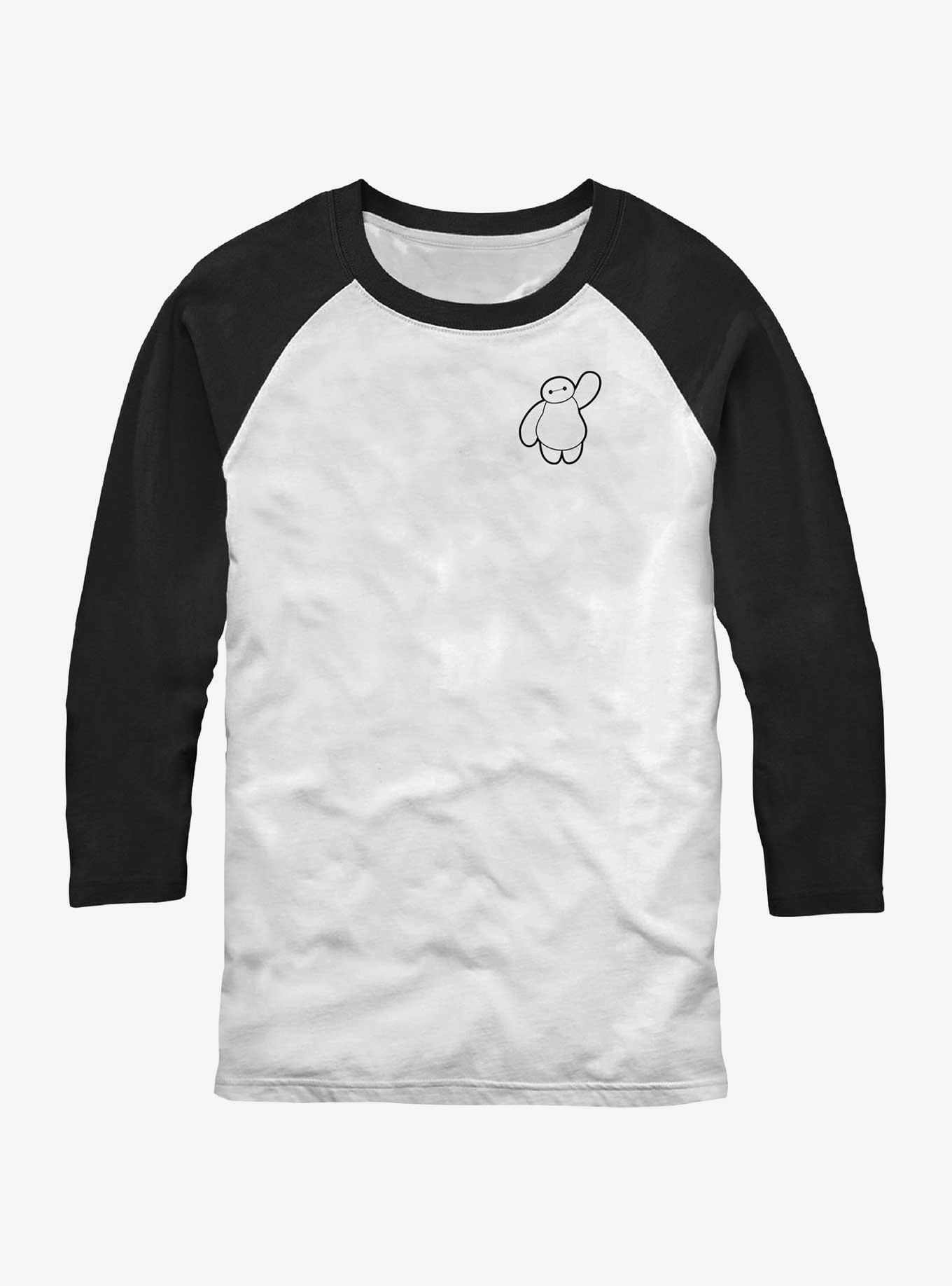 Disney Big Hero 6 Pocket Baymax Raglan T-Shirt, WHTBLK, hi-res