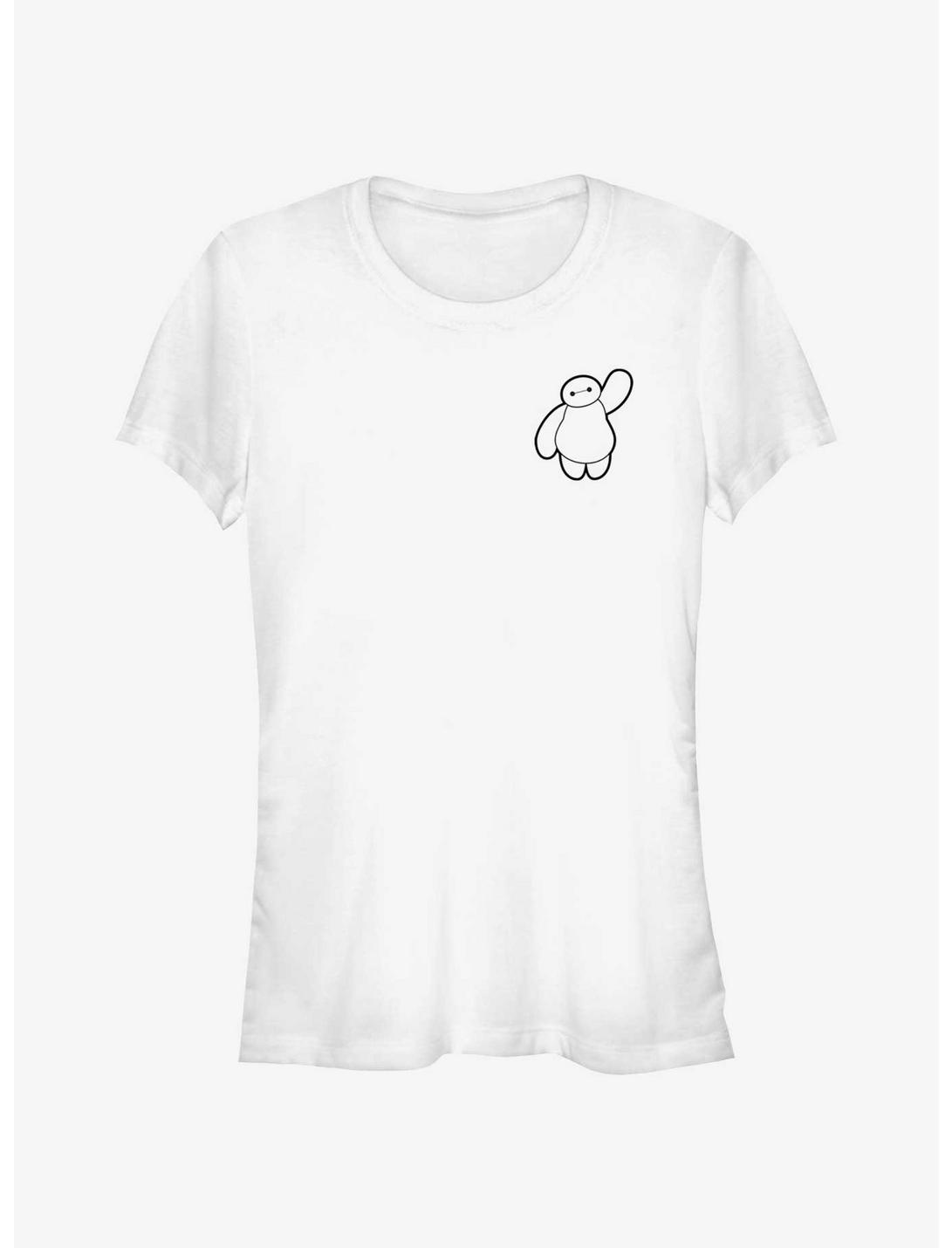 Disney Big Hero 6 Pocket Baymax Girl's T-Shirt, WHITE, hi-res