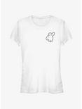 Disney Big Hero 6 Pocket Baymax Girl's T-Shirt, WHITE, hi-res