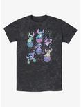 Disney Lilo & Stitch Planetary Stitch Mineral Wash T-Shirt, BLACK, hi-res