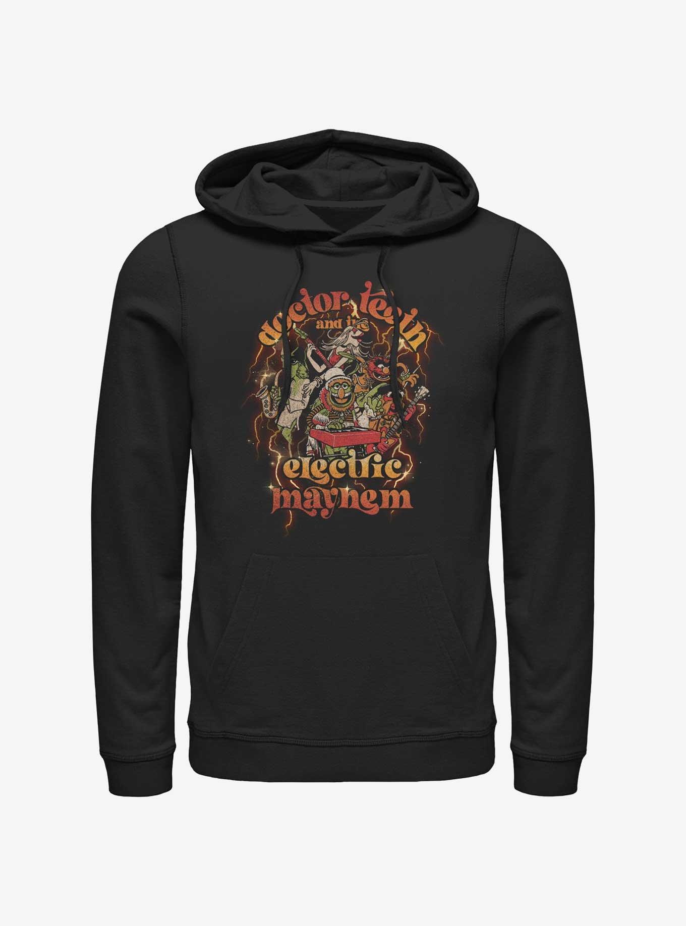 Disney The Muppets Doctor Teeth and the Electric Mayhem Hoodie, BLACK, hi-res