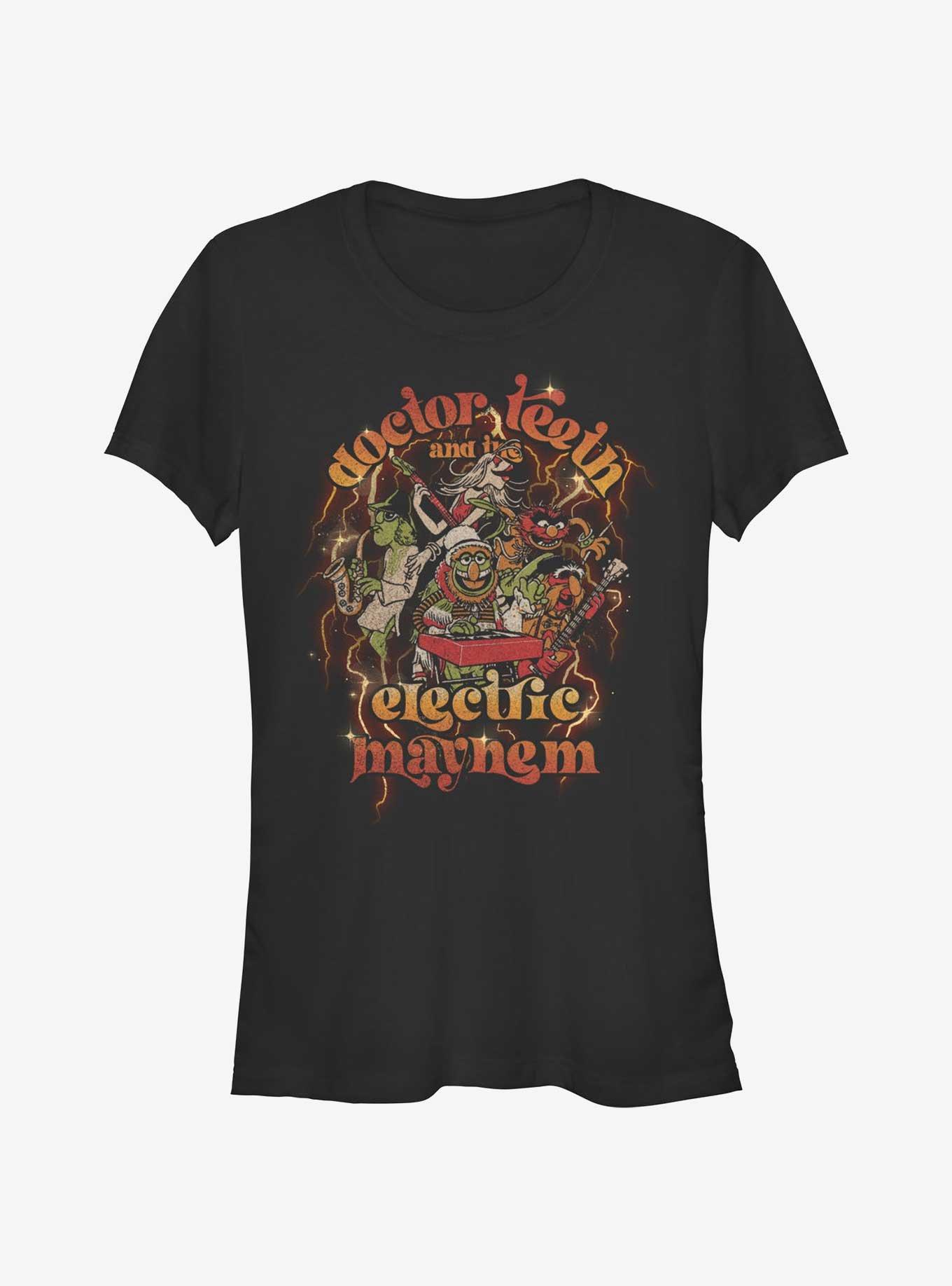 Disney The Muppets Doctor Teeth and the Electric Mayhem Girl's T-Shirt, BLACK, hi-res