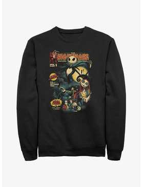 Disney The Nightmare Before Christmas Jack Skellington King of Halloween Comic Cover Sweatshirt, , hi-res