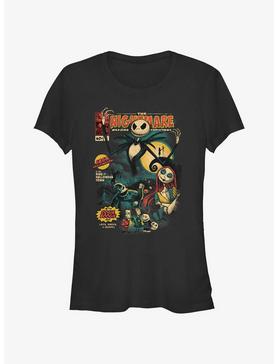 Disney The Nightmare Before Christmas Jack Skellington King of Halloween Comic Cover Girl's T-Shirt, , hi-res