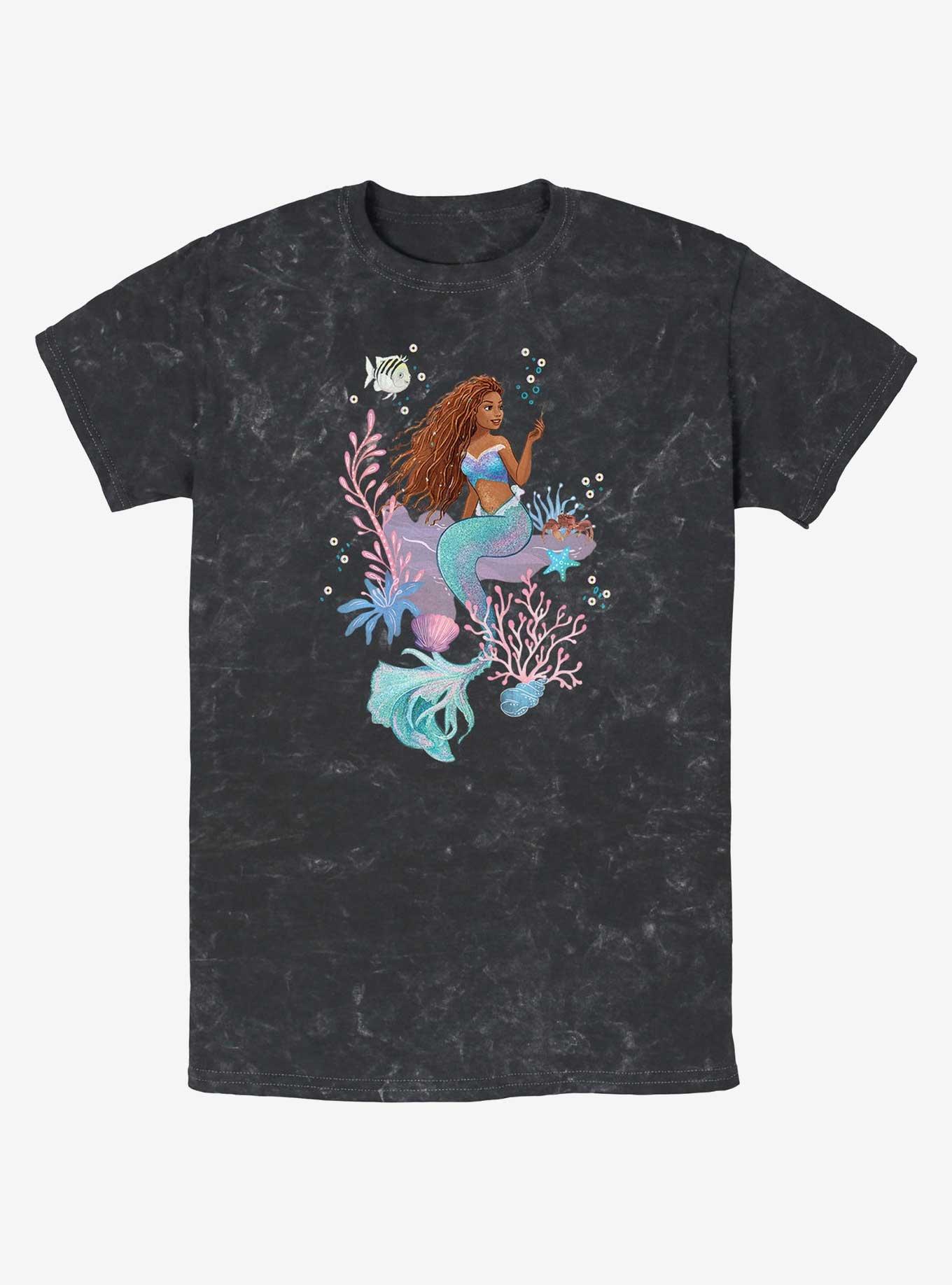 Disney The Little Mermaid Ariel Dinglehopper Mineral Wash T-Shirt, , hi-res