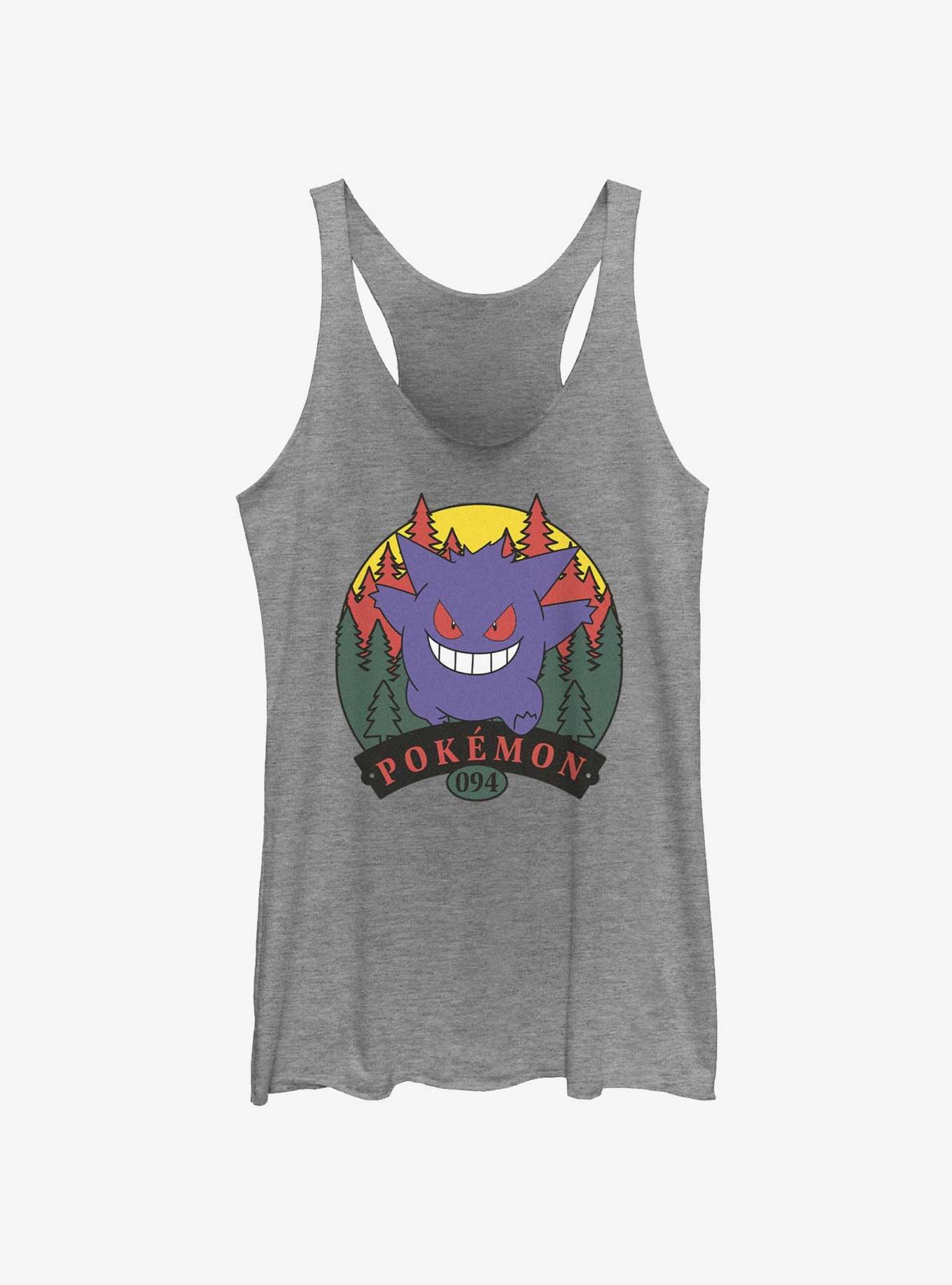 Pokemon Gengar Forest Attack Girls Tank, GRAY HTR, hi-res