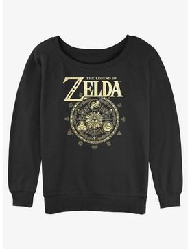 The Legend of Zelda Marks of the Goddesses Womens Slouchy Sweatshirt, , hi-res