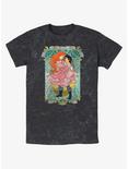 Disney The Little Mermaid Ariel and Eric Ever After Mineral Wash T-Shirt, BLACK, hi-res