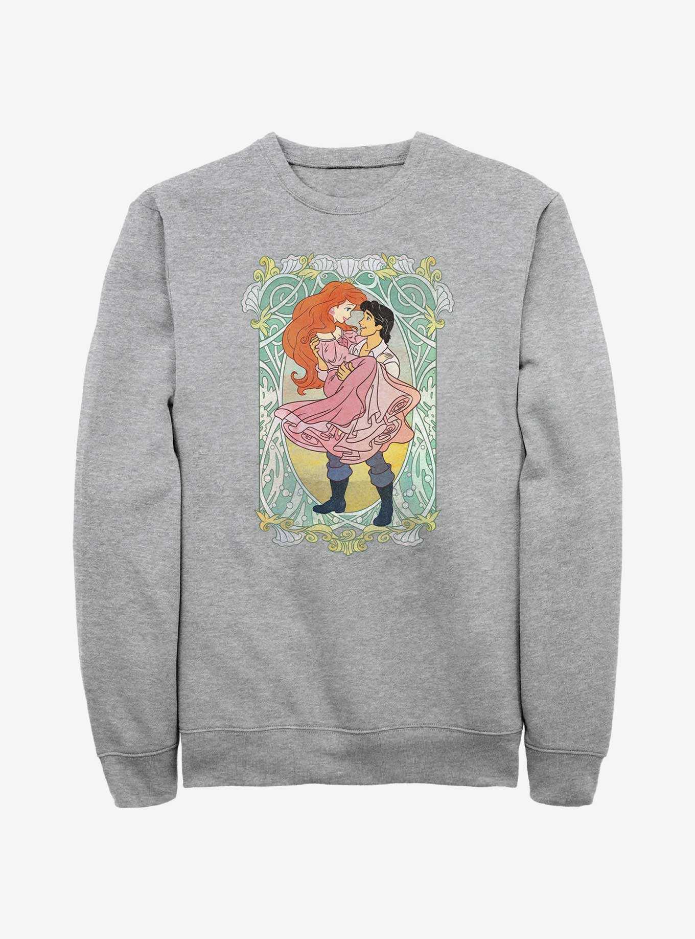 Disney The Little Mermaid Ariel and Eric Ever After Sweatshirt, , hi-res