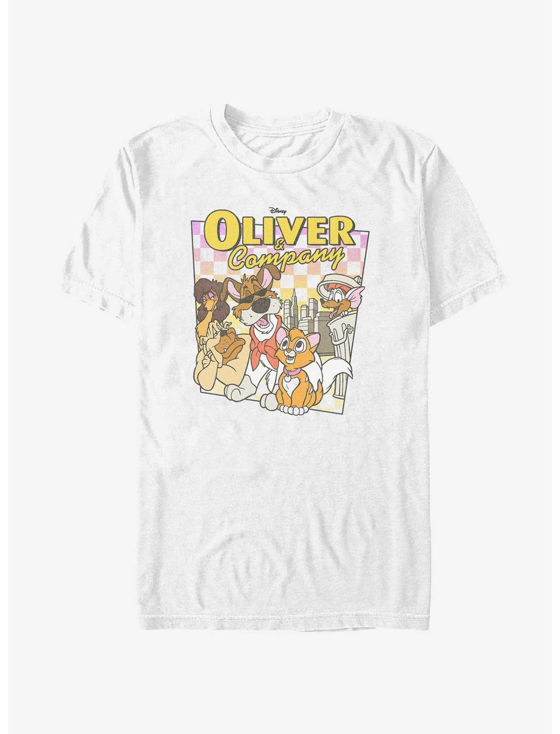 Disney Oliver & Company In The City T-Shirt, WHITE, hi-res