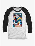 Marvel Spider-Man: Across the Spider-Verse O'Hara 2099 Comic Cover Raglan T-Shirt, WHTBLK, hi-res