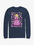 Mario Princess Peach Long-Sleeve T-Shirt, NAVY, hi-res