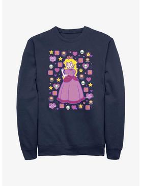 Mario Princess Peach Sweatshirt, , hi-res