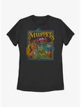 Disney The Muppets Retro Muppet Poster Womens T-Shirt, BLACK, hi-res