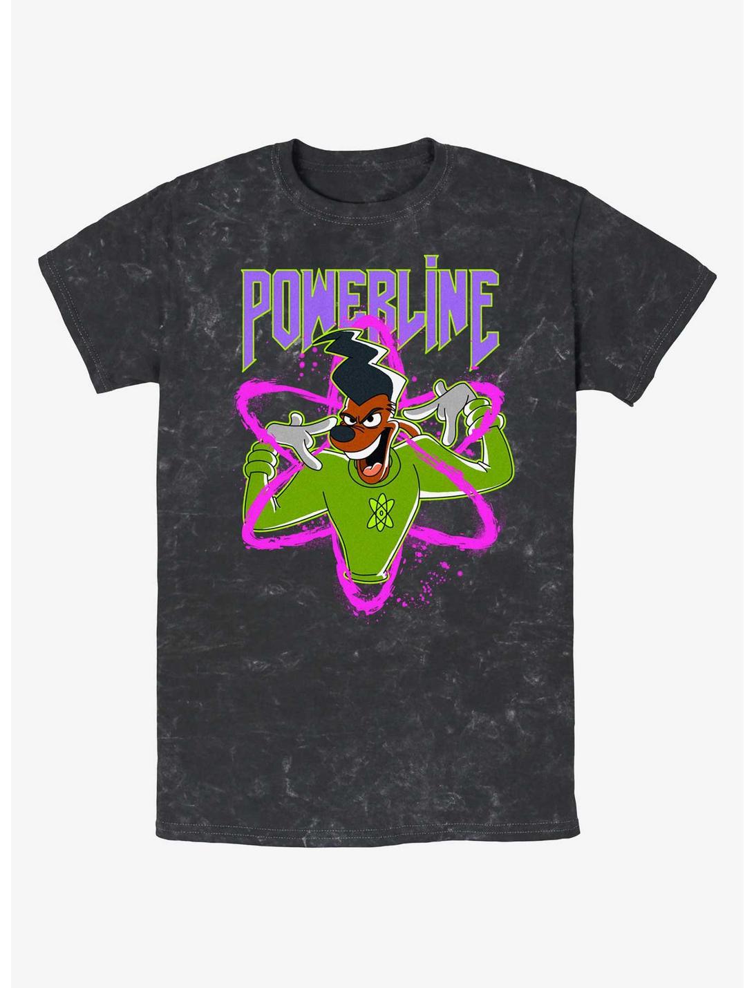 Disney Goofy I Have Power Mineral Wash T-Shirt, BLACK, hi-res