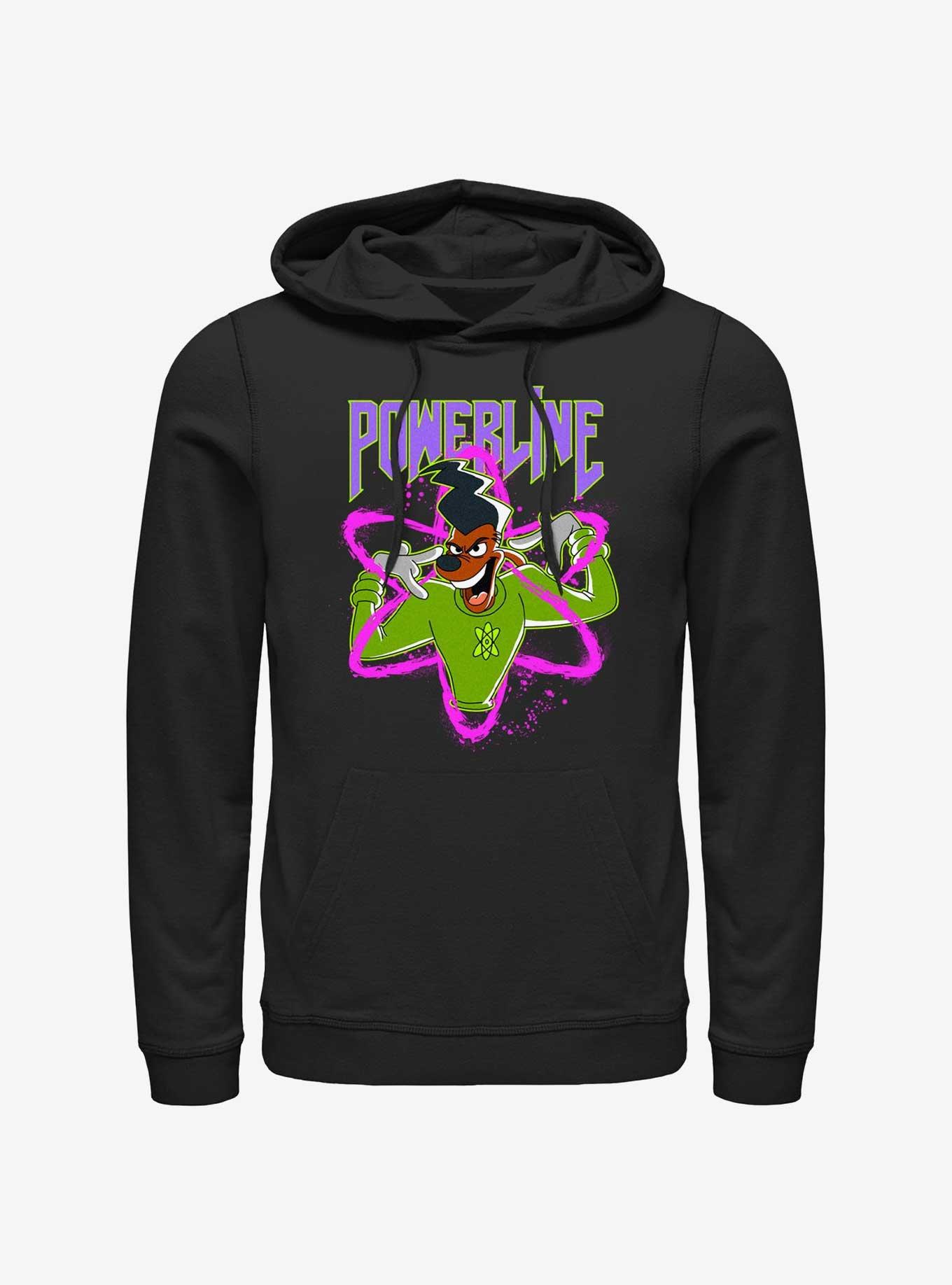 Disney Goofy I Have Power Hoodie, BLACK, hi-res