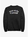 Disney Lilo & Stitch Need More Coffee Sweatshirt, BLACK, hi-res
