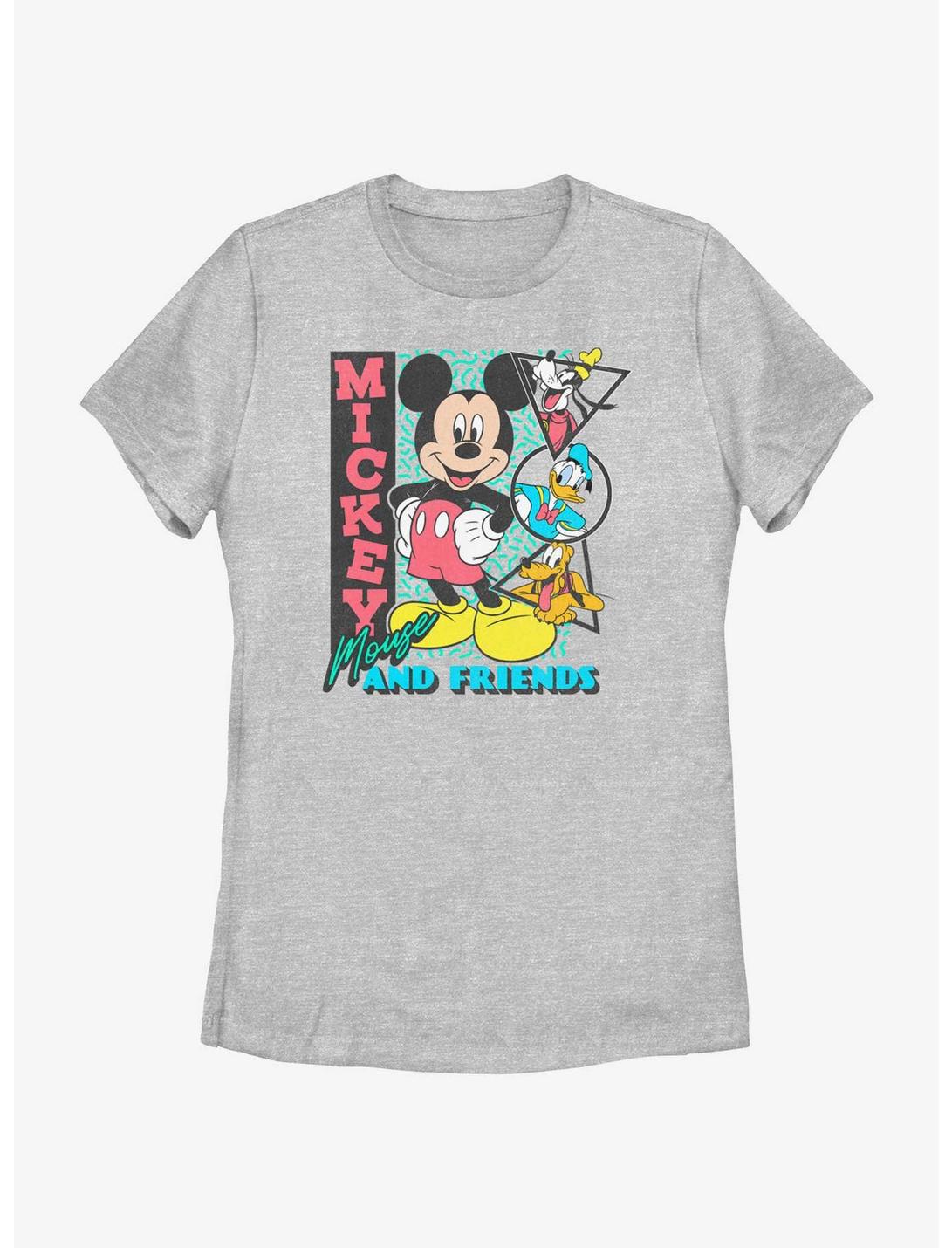 Disney Mickey Mouse Friends Goofy Donald and Pluto Womens T-Shirt, ATH HTR, hi-res