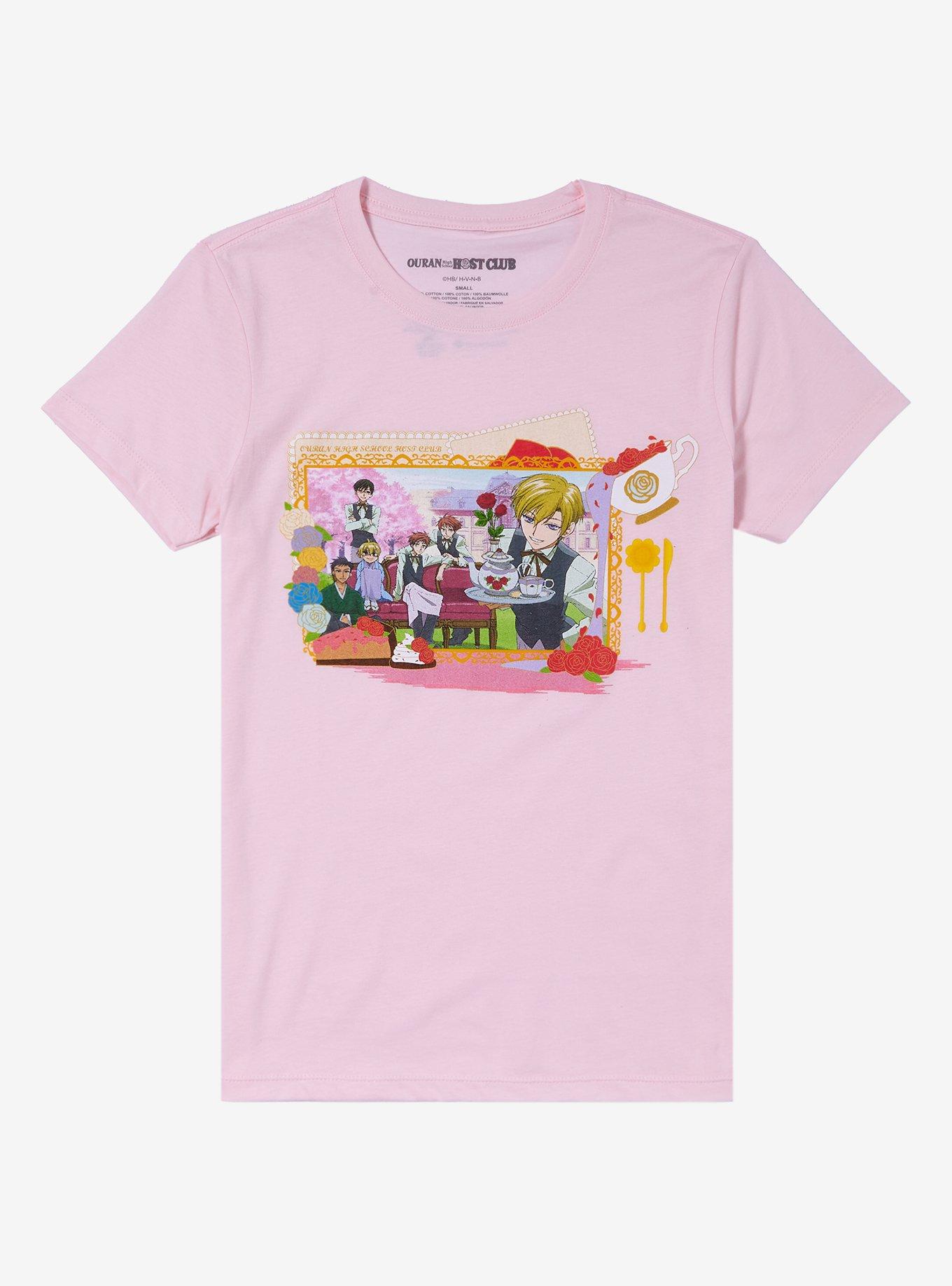 Ouran High School Host Club Tea Time Boyfriend Fit Girls T-Shirt, MULTI, hi-res