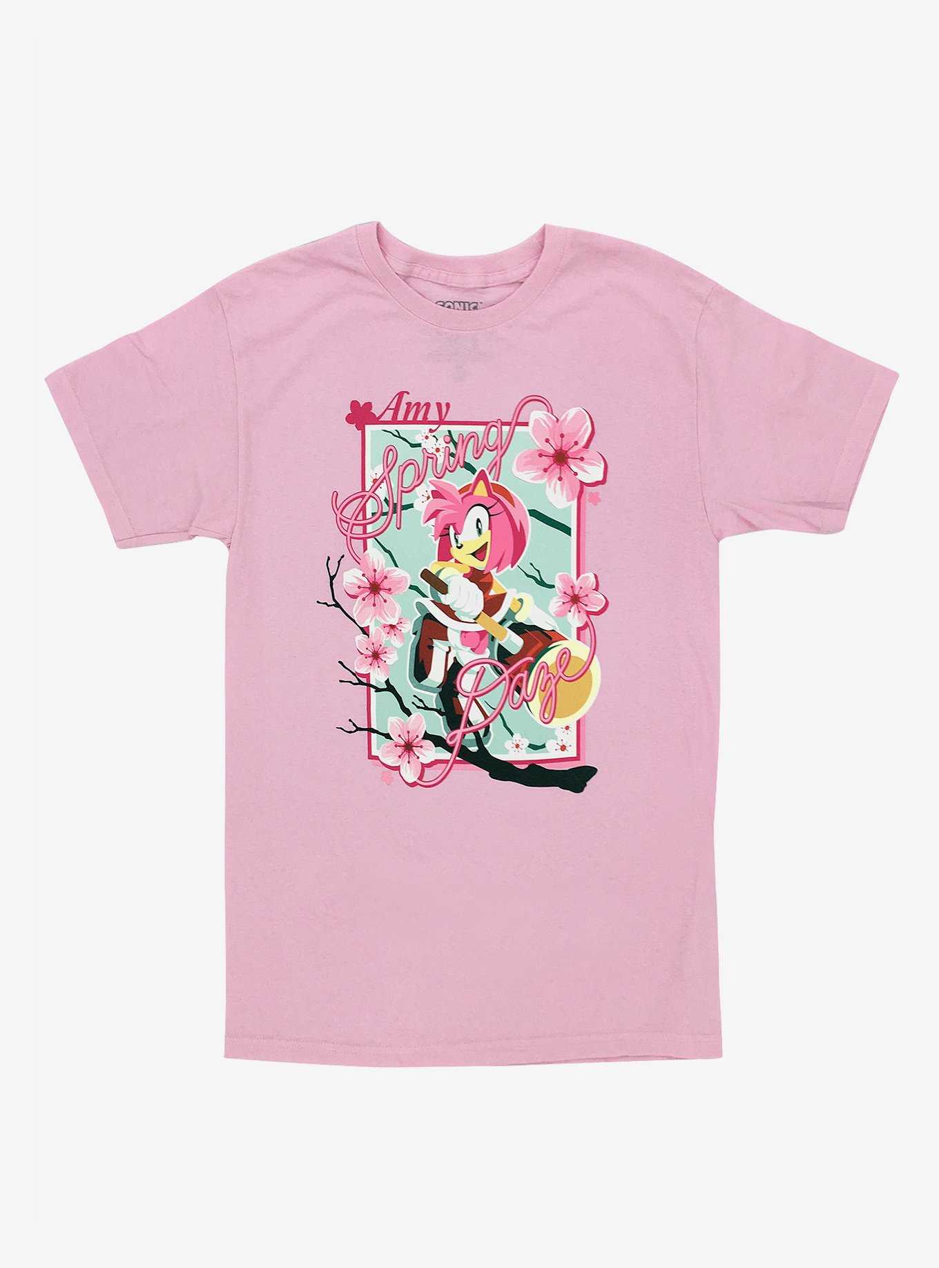 Sonic The Hedgehog Amy Sakura Boyfriend Fit Girls T-Shirt, , hi-res