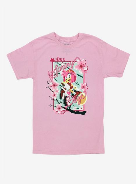 Sonic The Hedgehog Amy Sakura Boyfriend Fit Girls T-Shirt | Hot Topic