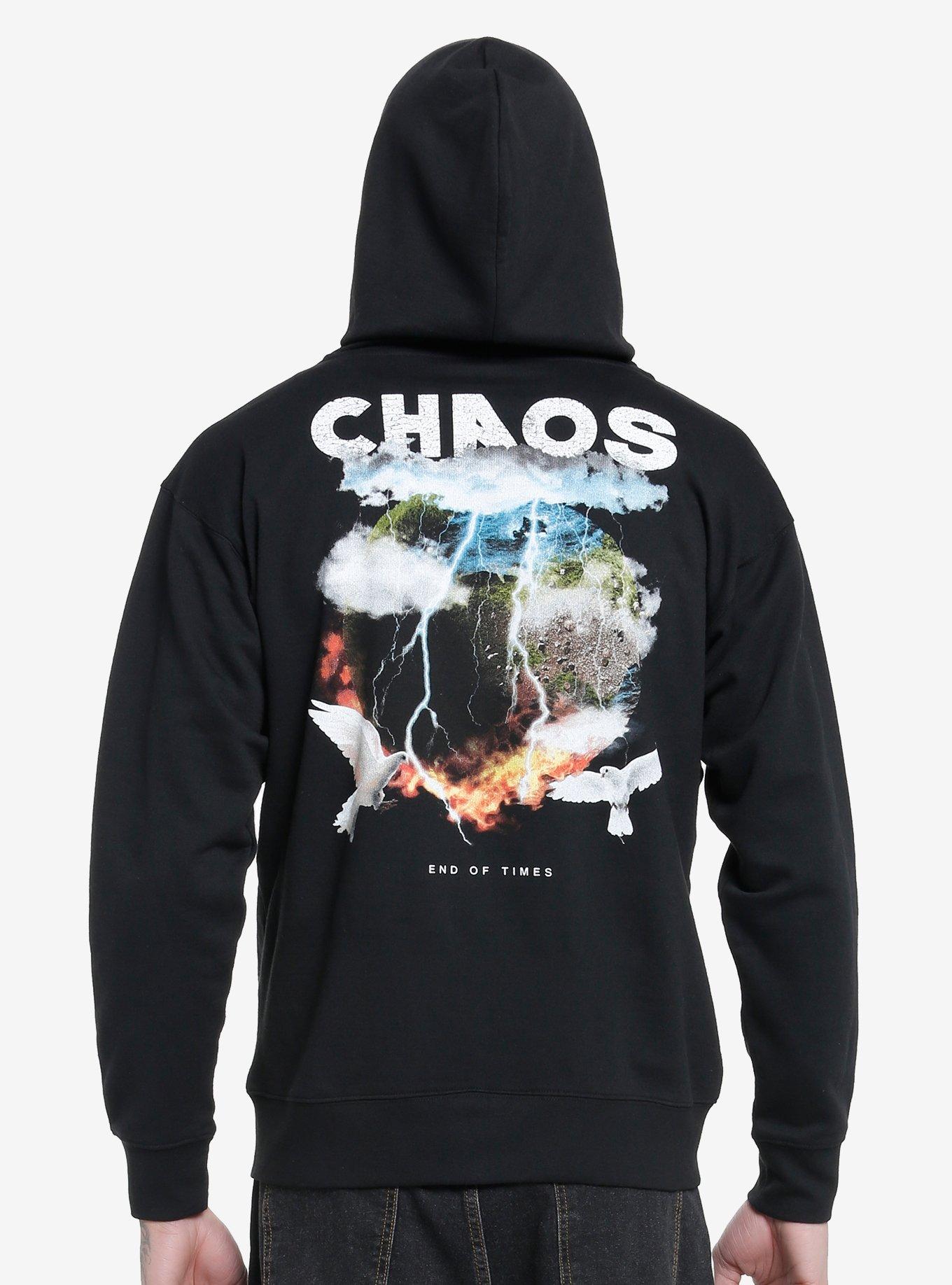 Social Collision® Chaos End Of Times Hoodie, BLACK, hi-res