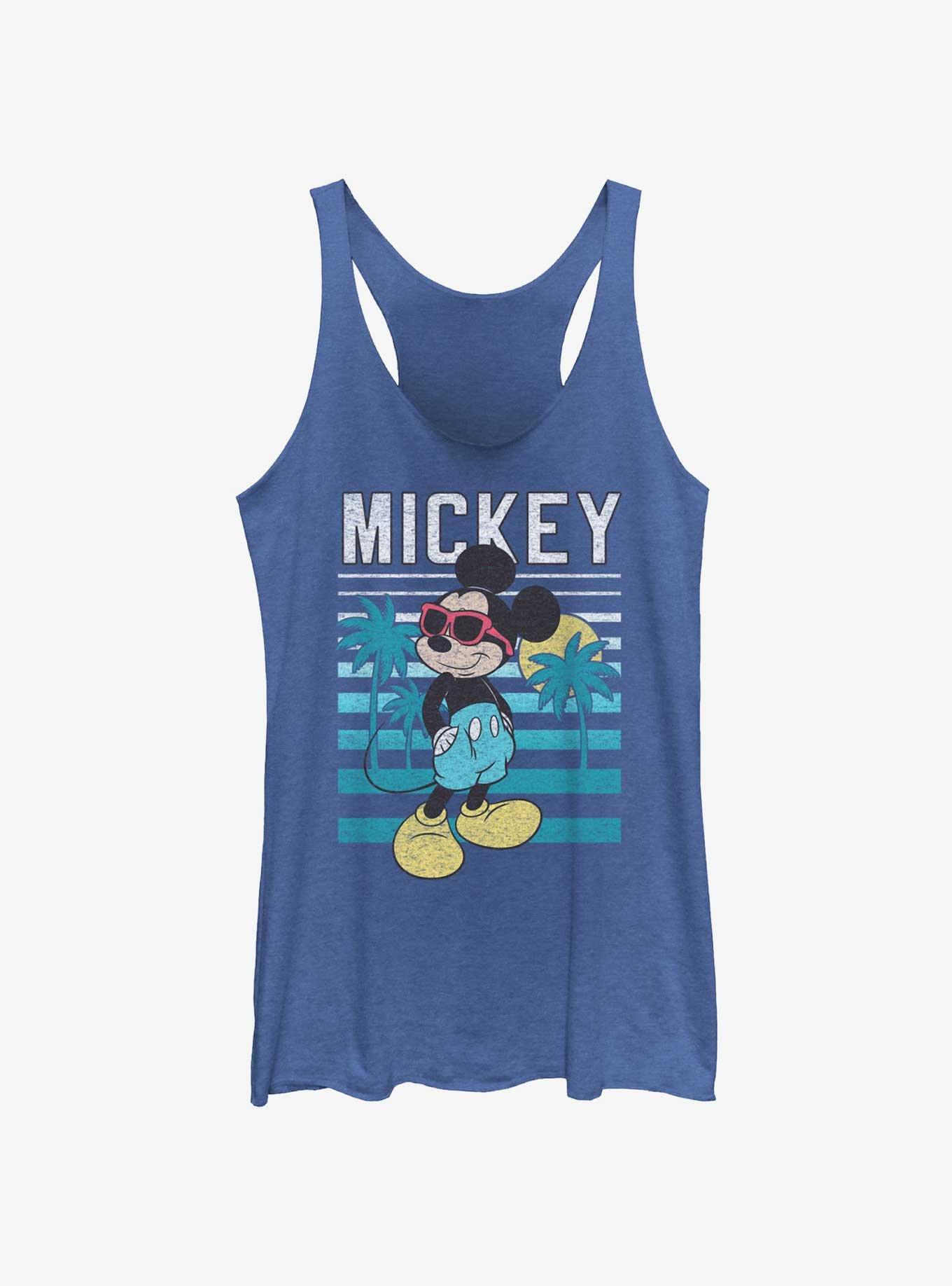 Disney Mickey Mouse Beachin' Womens Tank Top, ROY HTR, hi-res view 1