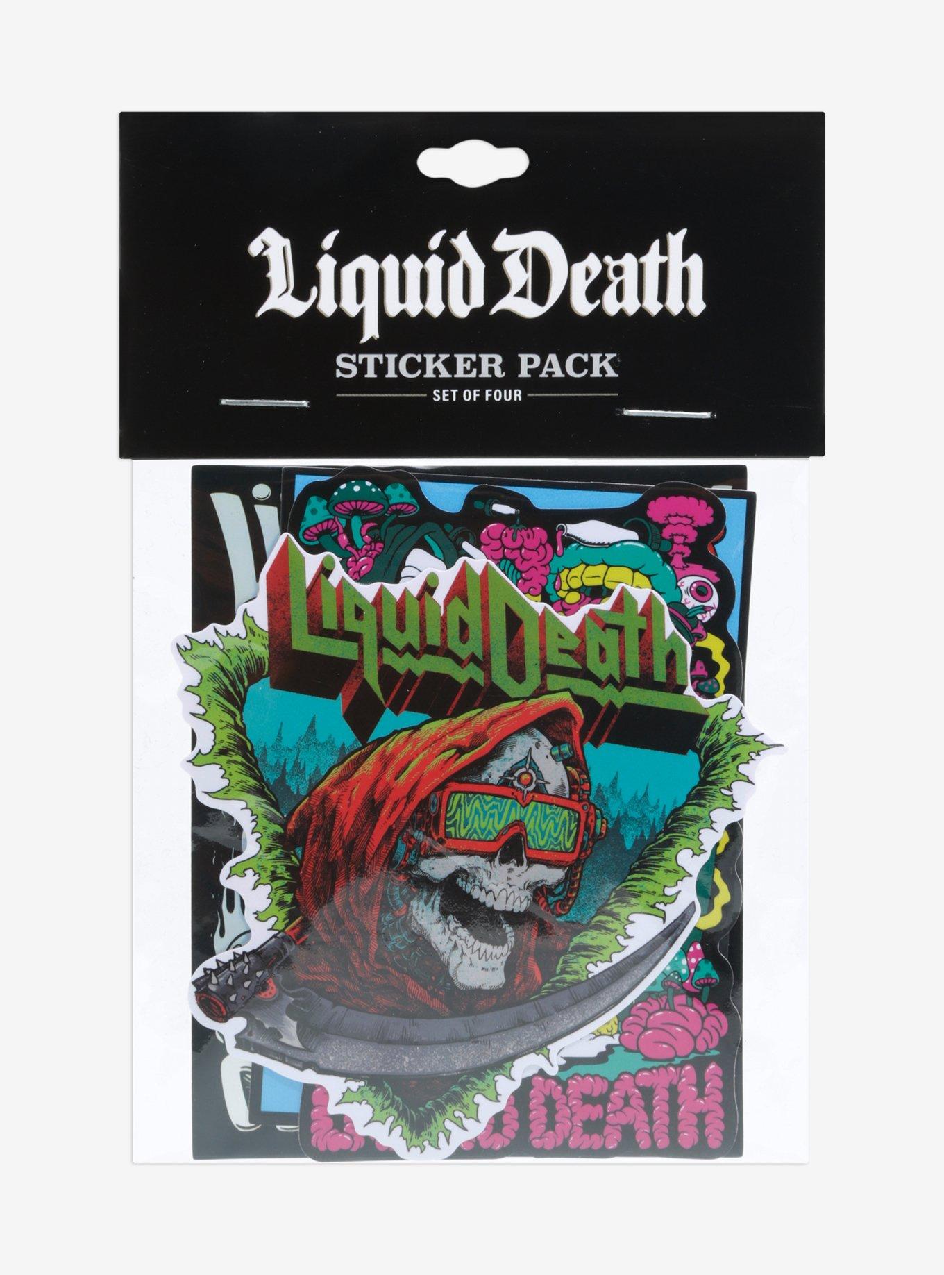Liquid Death Sticker Pack, , hi-res