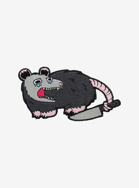 Crying Possum With Knife Patch | Hot Topic