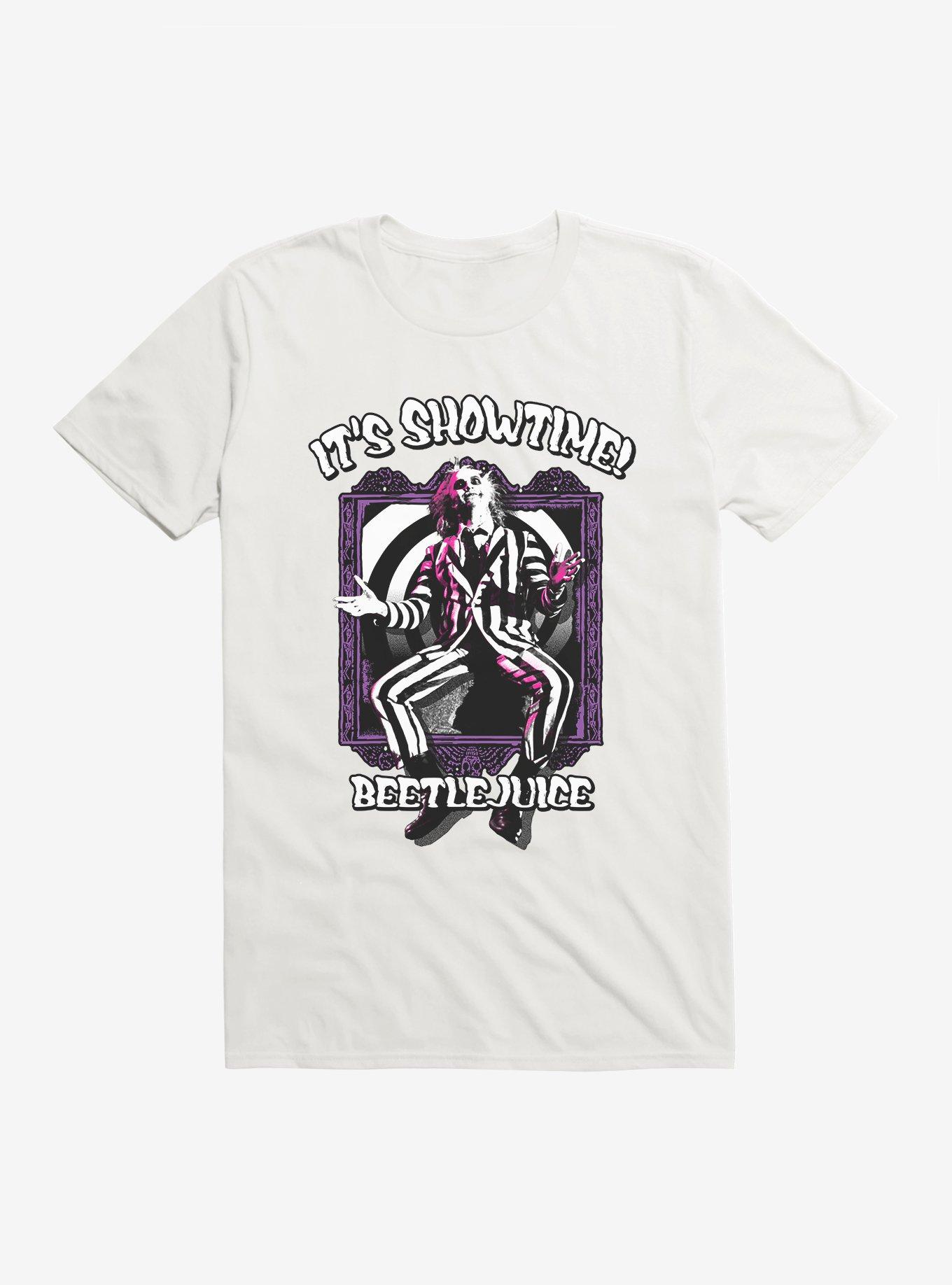 Beetlejuice It's Showtime! T-Shirt, WHITE, hi-res