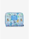 Loungefly Disney Dogs Floral Mini Zipper Wallet, , hi-res