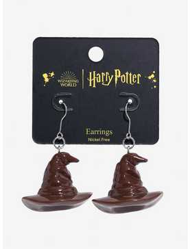 Harry Potter Sorting Hat Earrings, , hi-res