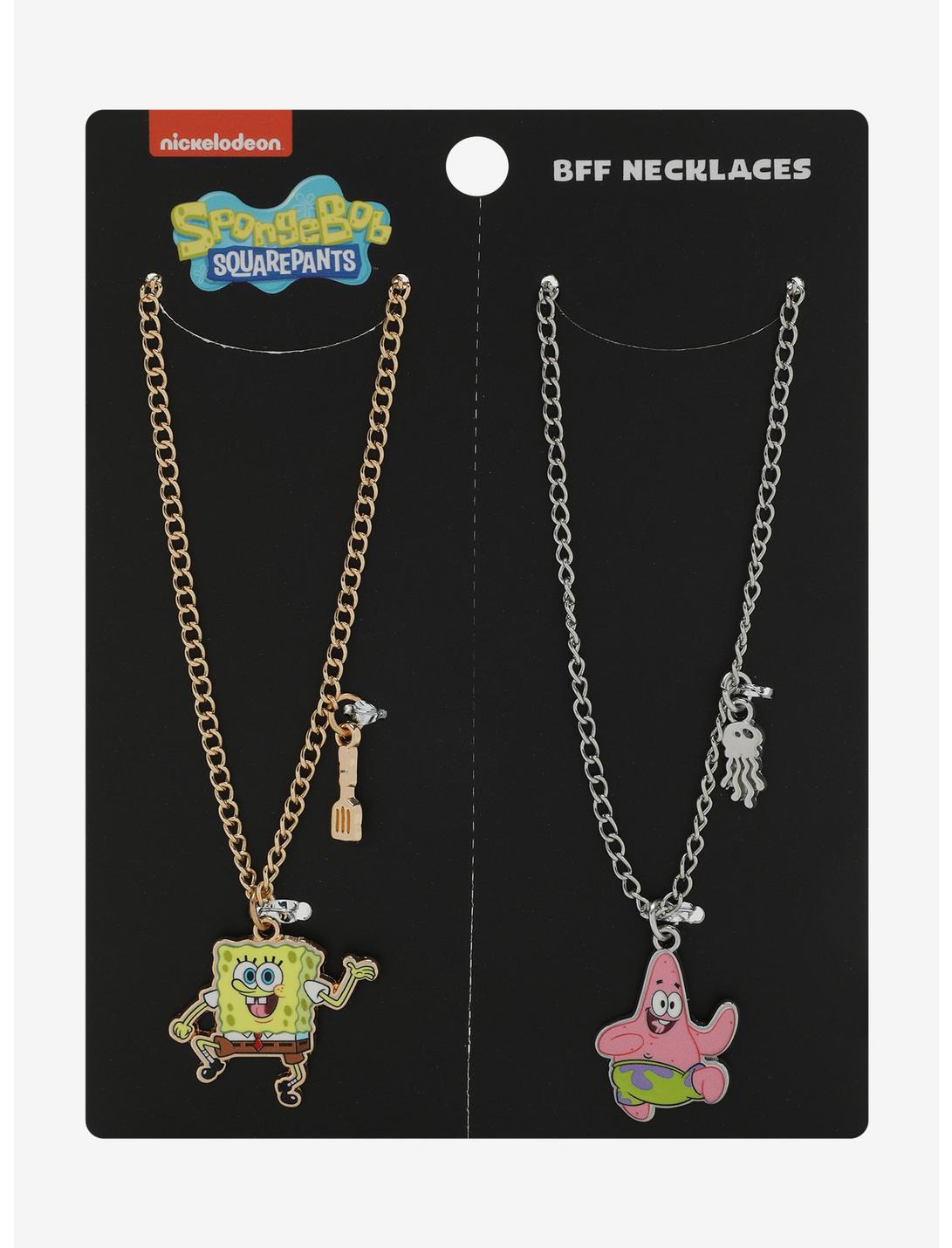 SpongeBob SquarePants Duo Best Friend Necklace Set, , hi-res