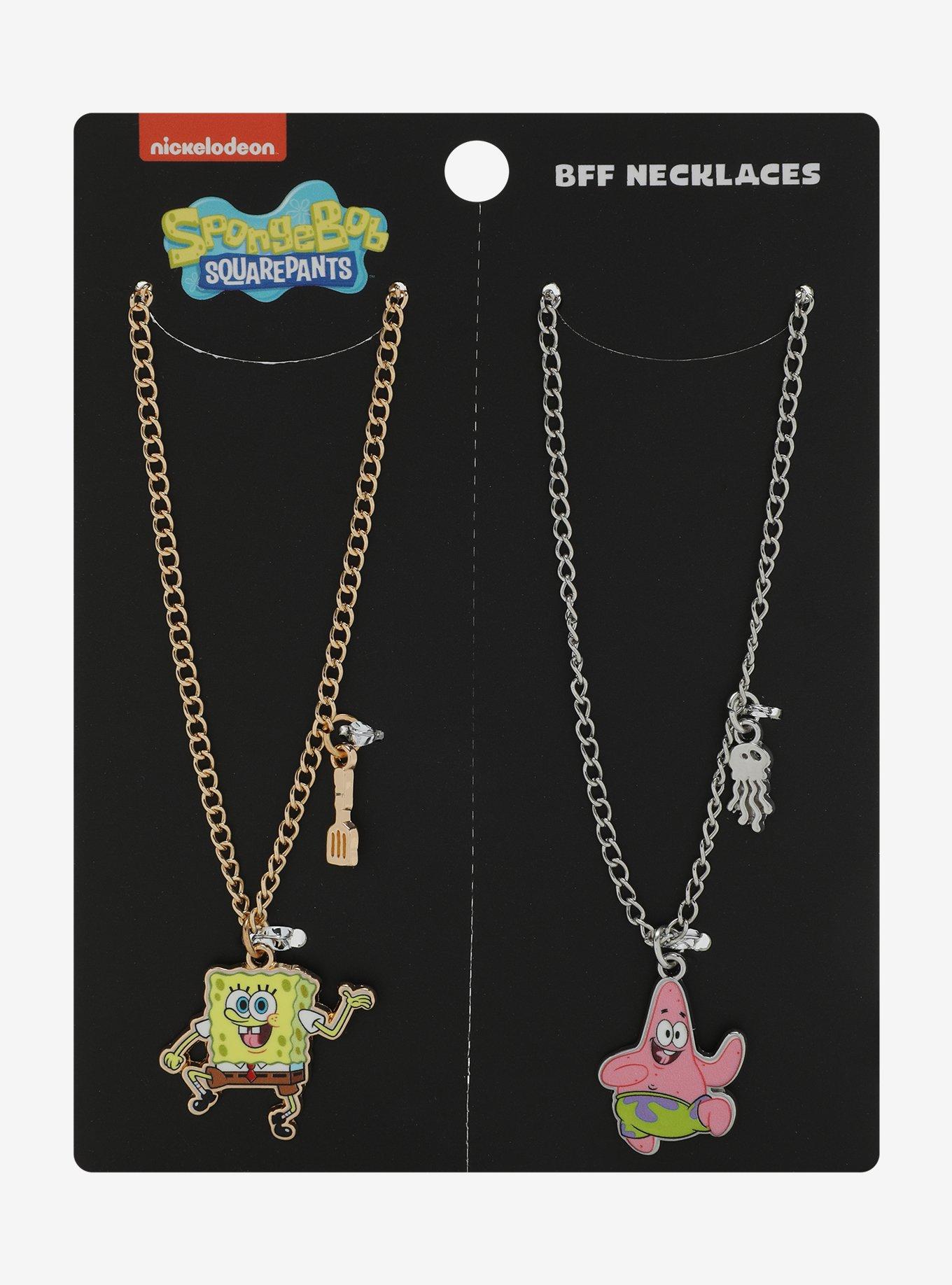 SpongeBob SquarePants Duo Best Friend Necklace Set, , hi-res