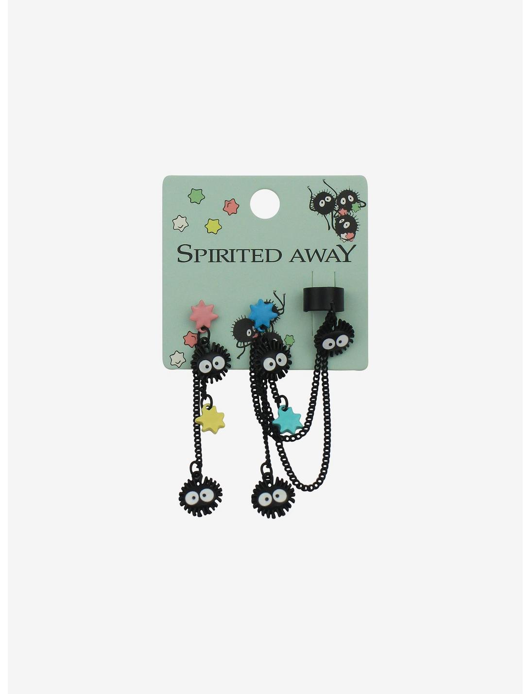 Studio Ghibli Spirited Away Soot Sprite Cuff Earring Set, , hi-res