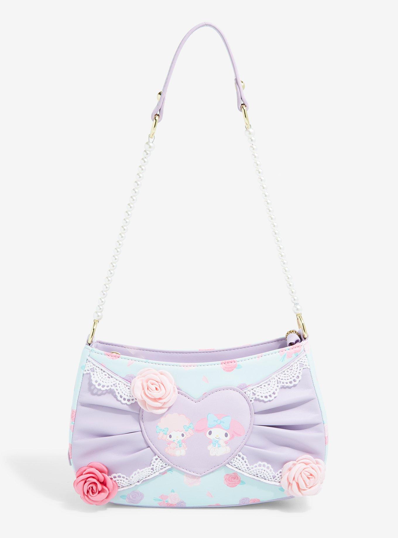 My Melody & My Sweet Piano Pearl Pastel Shoulder Bag, , hi-res