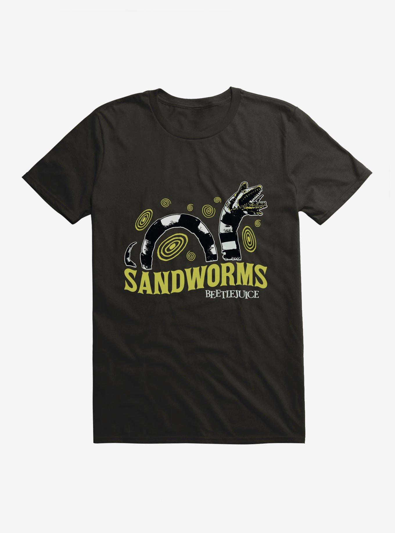 Beetlejuice Sandworms T-Shirt, BLACK, hi-res
